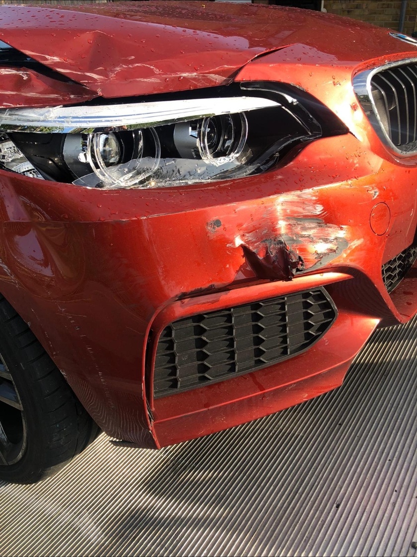 BMW panel beating King Automotive